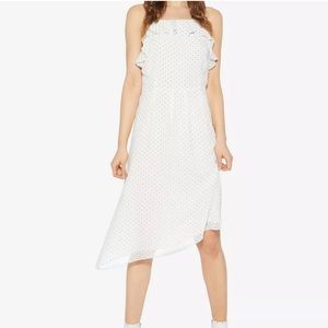 Avec Les Filles White Casual Dress Size L EUC